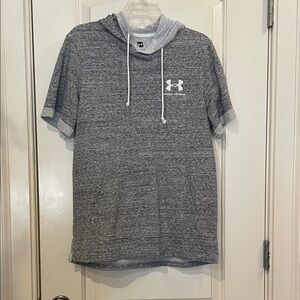 Under Armour Gray Short Sleeve Hoodie